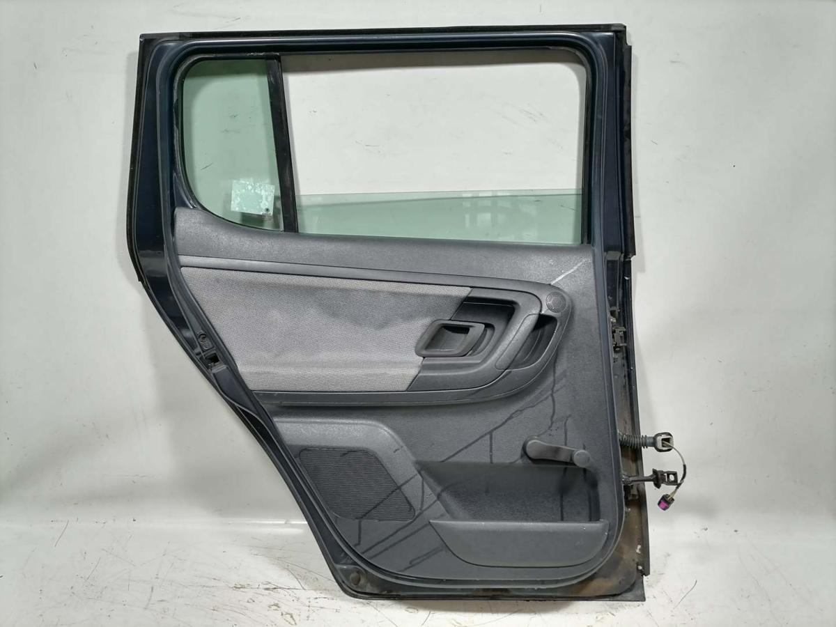 Skoda Fabia 2 Bj.2009 original T&uuml;r hinten links 9153 Anthracite grey Flie&szlig;heck Rohbau